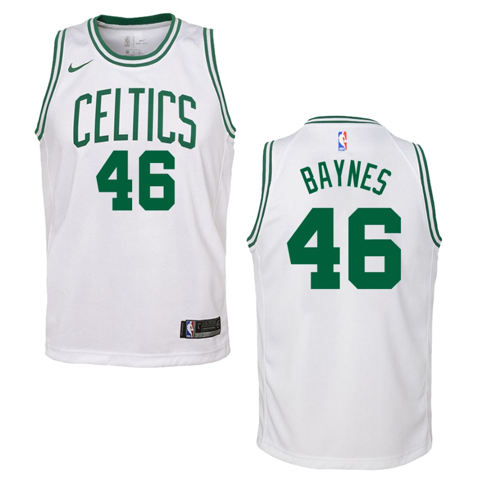 Youth Boston Celtics Aron Baynes #46 Swingman Association White Jersey 2401YRPW
